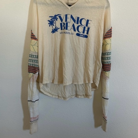 Free People We The Free All Summer Long Hoodie Venice Beach NWOT | Small - Picture 4 of 9